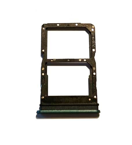 Repuesto compatible con Huawei Honor X8B LLY-LX1 LLY-LX2 LLY-LX3 Try Try Tray Bandeja alojamiento Porta Tarjeta Dual SIM Card SIM 1 + Ranura SIM 2 Try Tray Lector (Verde)
