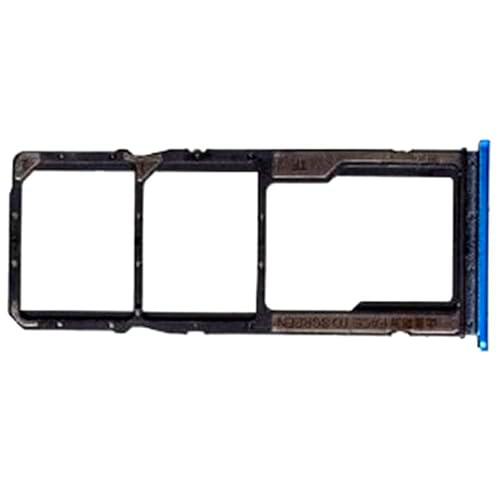 Desconocido Bandeja SIM para XIAOMI REDMI 8 Adaptador Micro SD Tarjeta Repuesto Azul