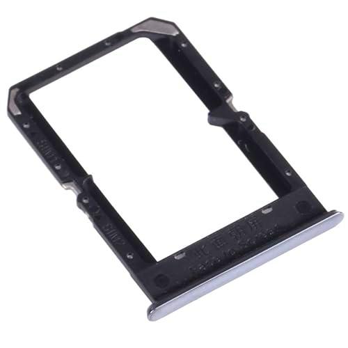 Genérico Bandeja SIM Compatible para REALME GT 5G Plata Tarjeta SD Lateral Repuesto
