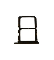 Repuesto compatible con ZTE Blade A75 5G Z2357N Try Tray Bandeja alojamiento Porta Tarjeta Dual SIM Card SIM 1 + Ranura SIM 2 Lector (Negro)
