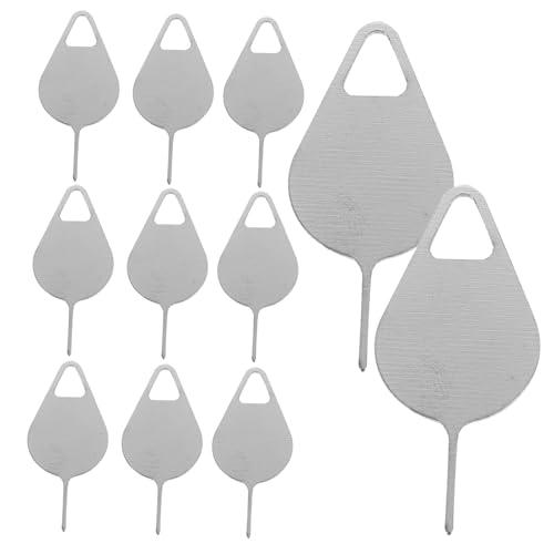 ZUNOXAZ 100 Piezas Pin Expulsor Sim de Metal Herramienta para Bandejas Sim Accesorio Práctico y Duradero para Smartphones Ligero y Portátil para Colgar
