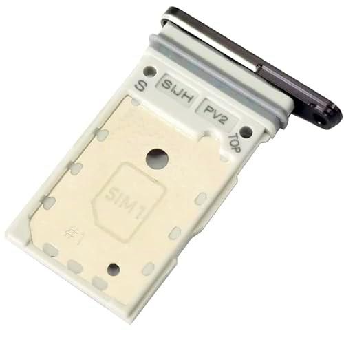 2X Soporte de Bandeja con Ranura para Tarjeta Dual SIM Compatible con Samsung Galaxy S22 5G / S22+ Plus 5G 6.1 Pulgadas Blanco