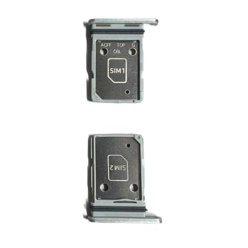 YuYue Electronic Reemplazo de Ranura SD de Soporte de Bandeja de Tarjeta SIM 2X Compatible con Samsung Galaxy A36 5G A366 (Lime)