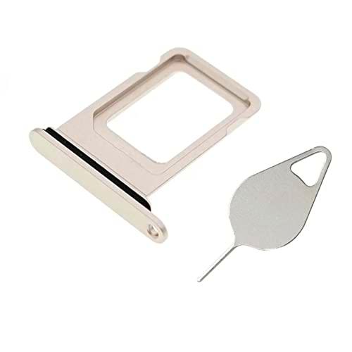 OnlyTech - Bandeja de la Tarjeta SIM de Repuesto para iPhone 13 Mini Blanca (Luz Estelar)
