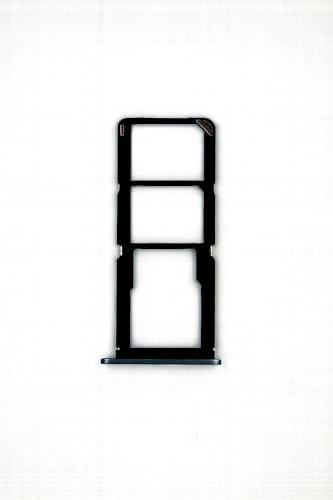 Generico Carrito bandeja alojamiento tray compatible con Oppo A18 4G CPH2591 / A38 4G CPH2579 porta tarjeta nano Sim1 + SIM 2 + ranura ranura ranura memoria Micro SD card (negro)