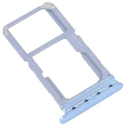 Genérico Bandeja SIM Compatible para OPPO A57s Azul Cielo Tarjeta Lateral Repuesto