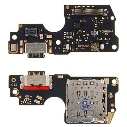 Genérico Placa carga/lector SIM compatible para Xiaomi Redmi Note 14 Pro 4G WCHMN14P-4G