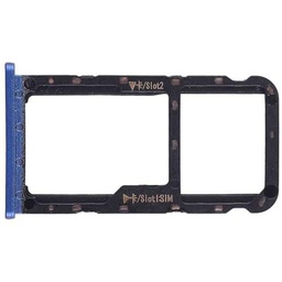 Genérico Bandeja sim/Tarjeta SD Compatible para Huawei Mate 10 Lite/Nova 2i Azul