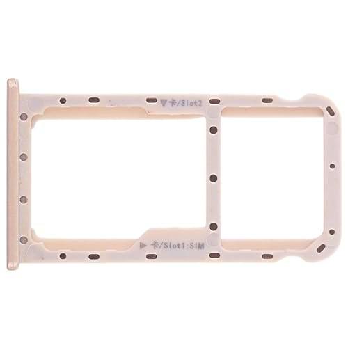 Genérico Bandeja SIM/Tarjeta Micro SD Compatible para Huawei Mate 10 Lite Oro Dorada
