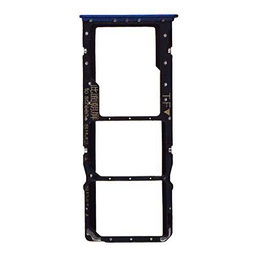 Bandeja de tarjeta SIM doble con ranura para tarjeta micro SD reemplazo para Huawei Y9 2018 azul disfrutar 8 Plus FLA-AL10 FLA-AL00 FLA-LX1 FLA-LX2