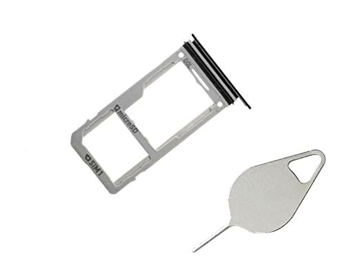 OnlyTech- Cajón para tarjeta SIM y tarjeta de memoria micro SD compatible con Samsung Galaxy Note 8 SM-N950 negro + herramienta de extracción