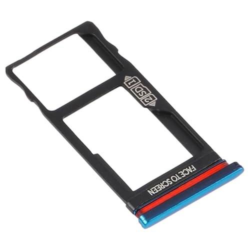 Genérico Bandeja SIM Compatible con Motorola Moto One Action Tarjeta SD Verde Azulado