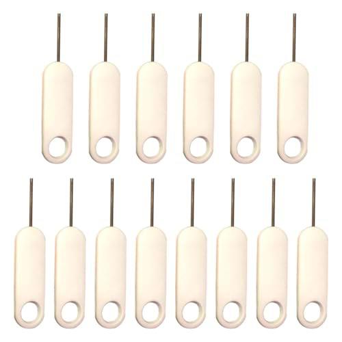 ZUNOXAZ 20 Agujas para Extracción de Tarjetas Sim de Teléfonos Inteligentes Pin de Expulsión de Bandeja Sim de Metal Resistente Herramienta para Smartphone (20 Piezas)