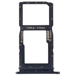Bandeja SIM Huawei Honor 9X / 9X Pro Negra Adaptador Micro SD Tarjeta Lateral