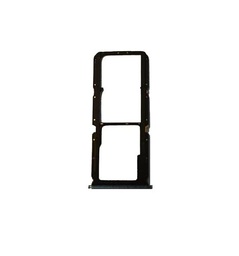 Carro bandeja alojamiento tray compatible con OPPO A60 CPH2631 porta tarjeta nano Sim1 + SIM 2 + ranura memoria Micro SD card (azul)