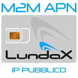 LundaX SIM M2M con IP pública, 4G/5G, para Router y dispositivos IoT