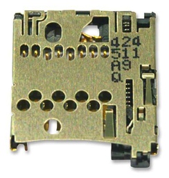 Conector, MICROSD, Push Push, memoria y conectores de tarjeta SIM