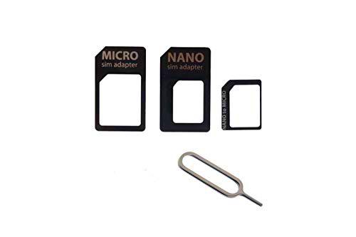 - Sin Marca/genérico - Adaptador SIM Micro Nano SIM 3 en 1 Noosy