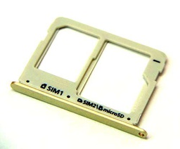 handywest Para Samsung Galaxy A5 SM-A510FN (2016) tarjetas SIM Micro SD ranura ranura ranura tarjeta SIM soporte soporte trineos Nano SIM soporte ranura SIM bandeja bandeja oro